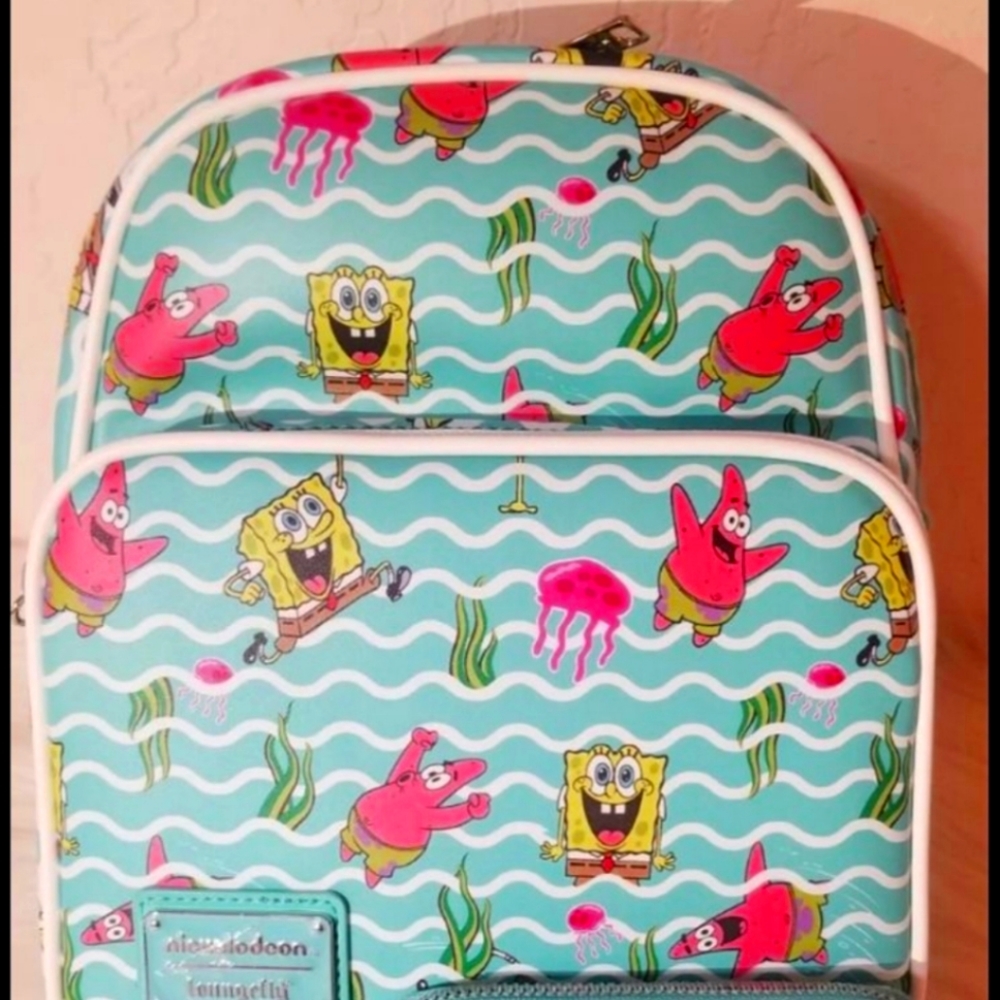 Loungefly SpongeBob JELLYFISH Convertible Backpack